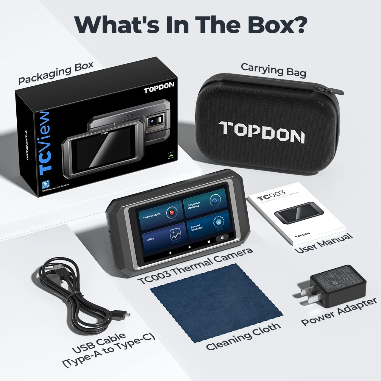 TOPDON TC003 High-Resolution Thermal Imaging Camera with Touch Screen (TD52120004) — product image 11