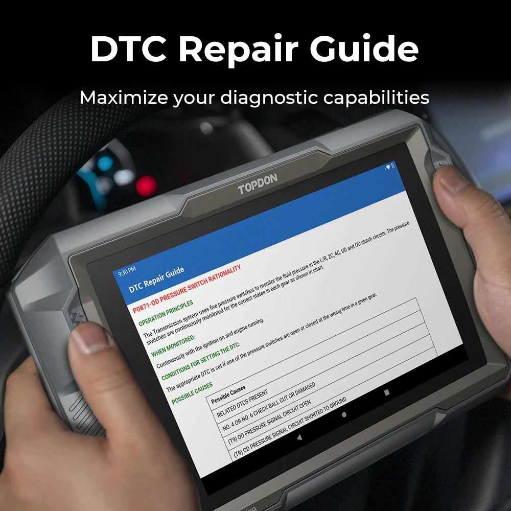 TOPDON UltraDiag Advanced Diagnostic Tool w/ Key Programming Features (TD52110242) — product image 14