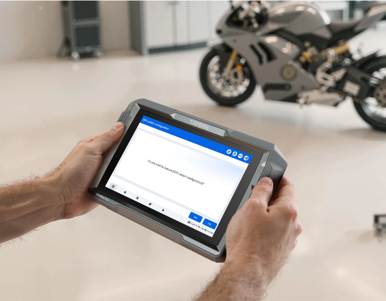 Topdon UltraDiag Moto 8-inch Wireless Motorcycle Diagnostic Tool (UDMOTO) — product image 12