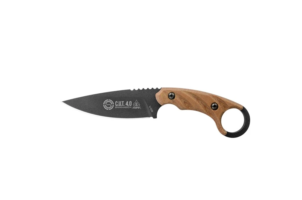 TOPS Knives Combat Utility Tool Cut-40 Fixed Knife (CUT4.0)