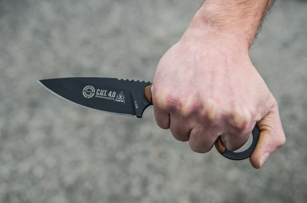 TOPS Knives Combat Utility Tool Cut-40 Fixed Knife (CUT4.0) — product image 2