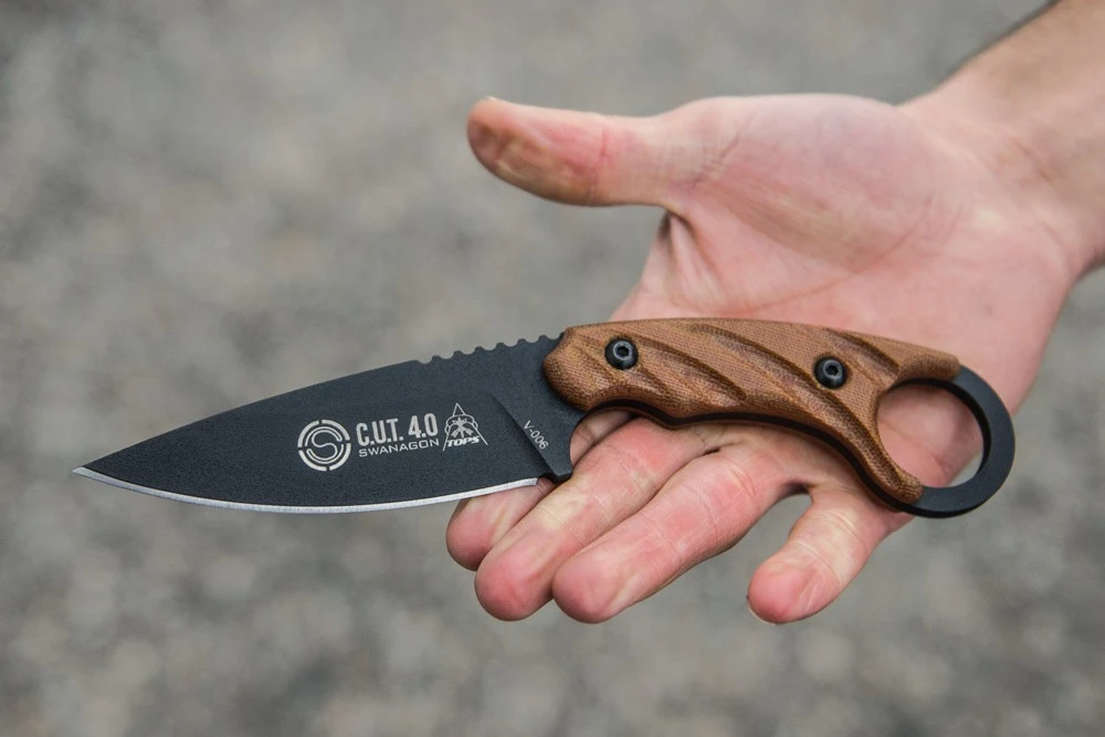 TOPS Knives Combat Utility Tool Cut-40 Fixed Knife (CUT4.0) — product image 3