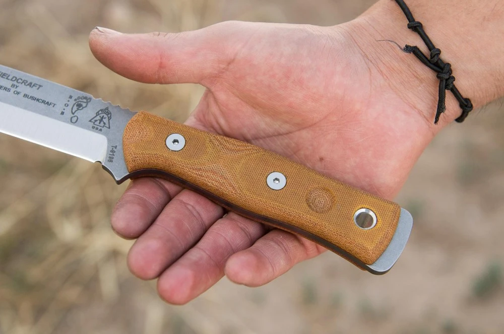 TOPS Knives Fieldcraft Uncoated Fixed Blade Knife (BROS-TBF) — product image 2