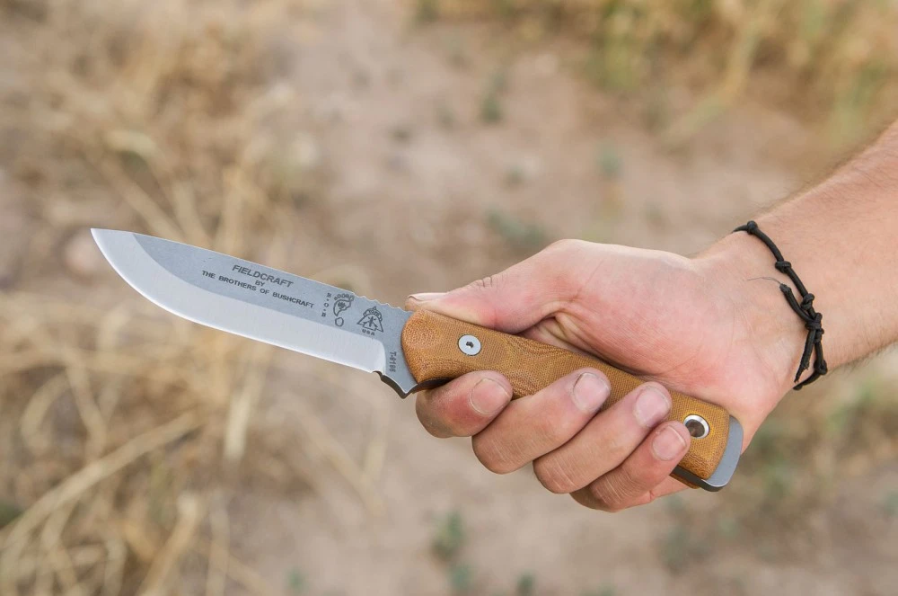 TOPS Knives Fieldcraft Uncoated Fixed Blade Knife (BROS-TBF) — product image 5