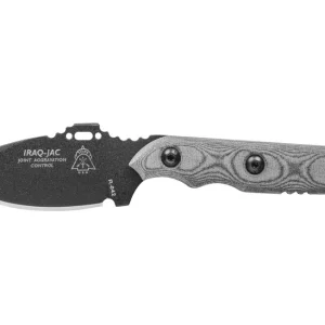 TOPS Knives Iraq Jac Fixed Blade Knife (Black) (IRAQ-JAC-01)
