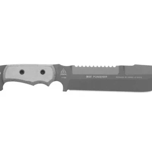 TOPS Knives Mx4 Punisher Fixed 8-1/2" Carbon Sawback Blade (M4X-01)