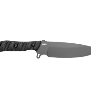 TOPS Knives Silent Hero Fixed 5.75" 1095 Sniper Gray Camo Blade (HERO-03)