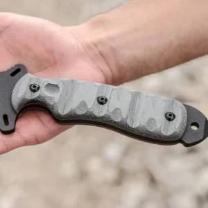 TOPS Knives Skullcrusher X-Treme Blade Fixed 9.38" Black Sawback Blade (SXB-10)