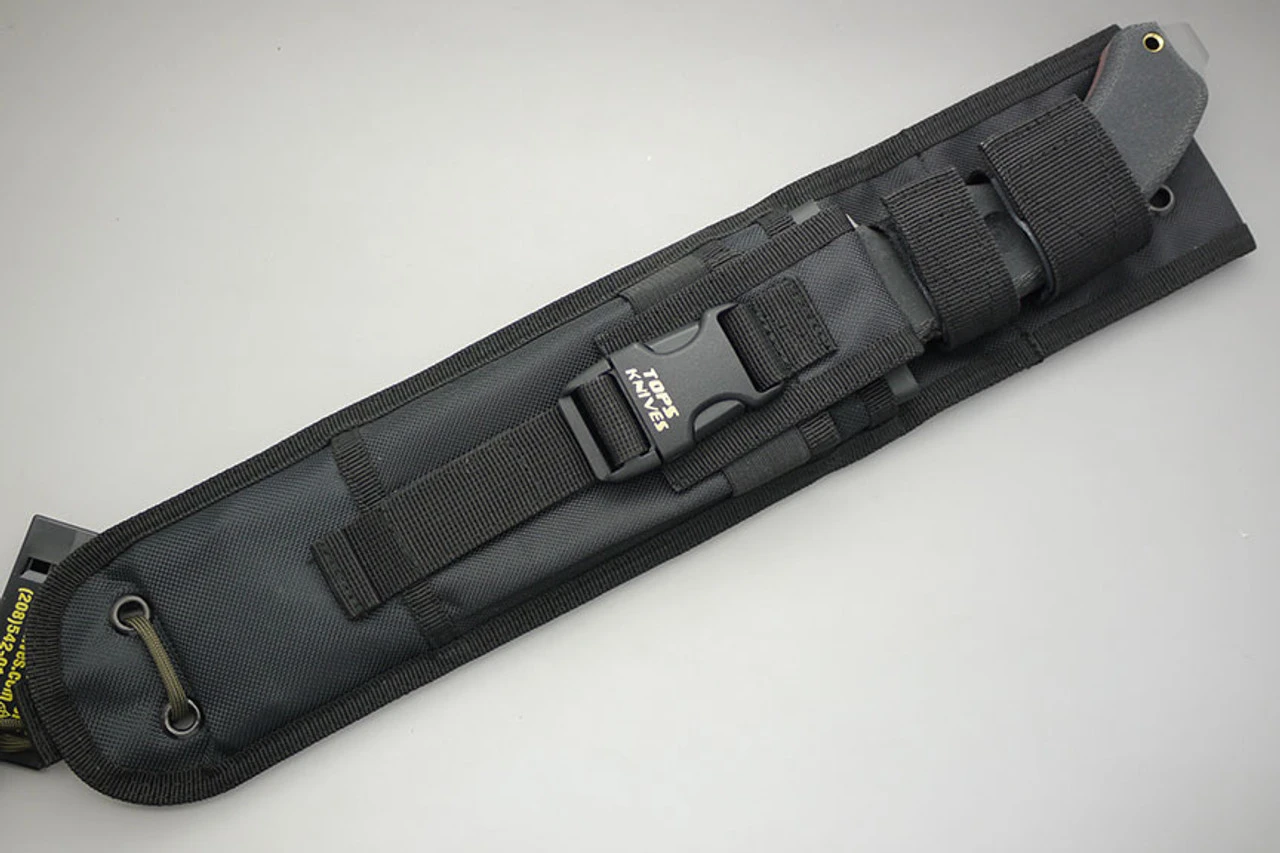 TOPS Knives Tahoma Field Fixed Spear Pt Blade Black Canvas Handle Knife (TAHOBC) — product image 3
