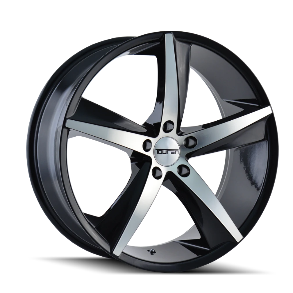 Touren TR72 TR72 3272 Gloss Black Machined Wheels