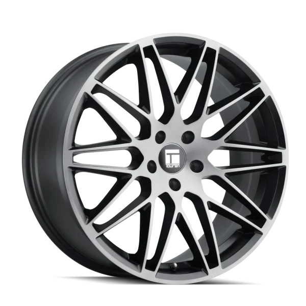 Touren TR75 3275 Matte Black Brushed with Dark Tint Wheels