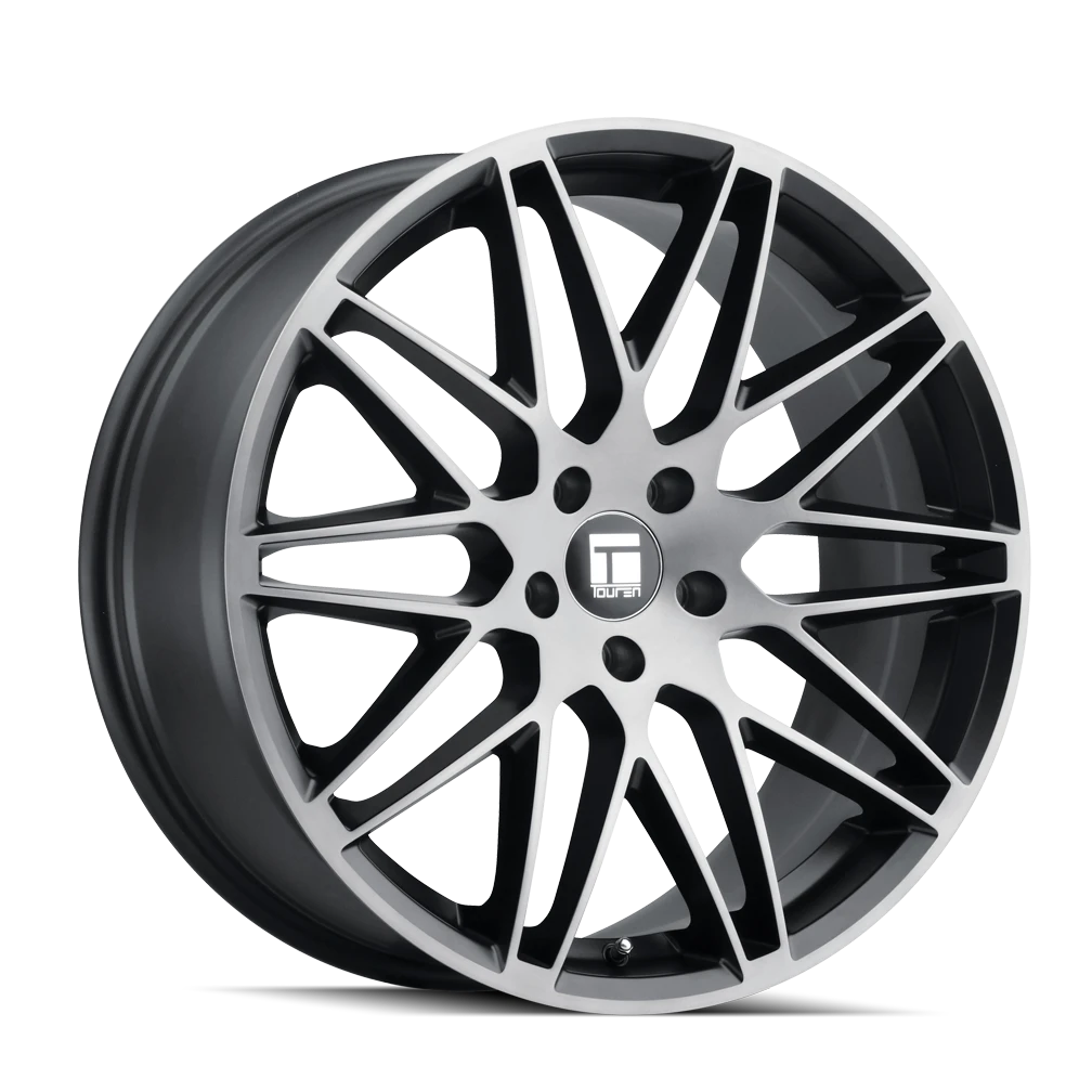 Touren TR75 3275 Matte Black Brushed with Dark Tint Wheels