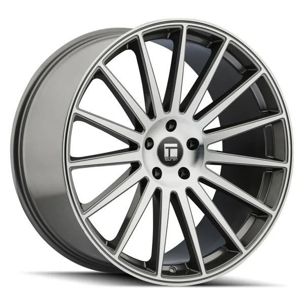Touren TR92 3292 Gloss Graphite/Machined Face Wheels
