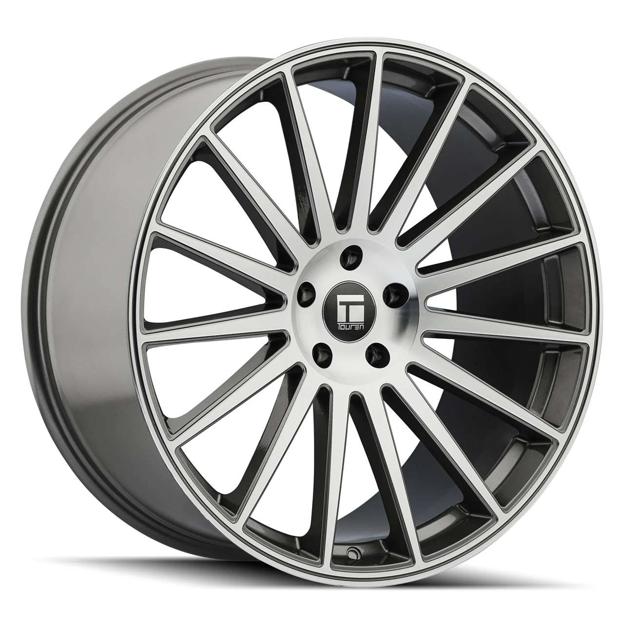 Touren TR92 3292 Gloss Graphite/Machined Face Wheels