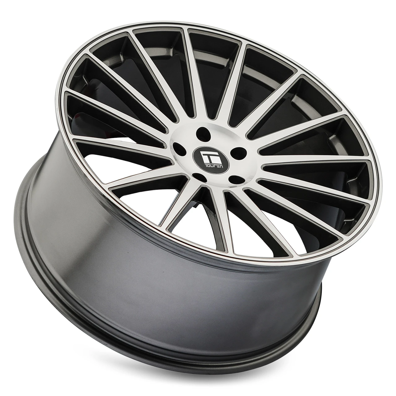 Touren TR92 3292 Gloss Graphite/Machined Face Wheels — product image 3