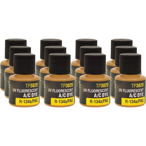 Tracerline 12pcs 0.25oz R-134a/PAG UV Fluorescent A/C Dye (TP3820-P12)