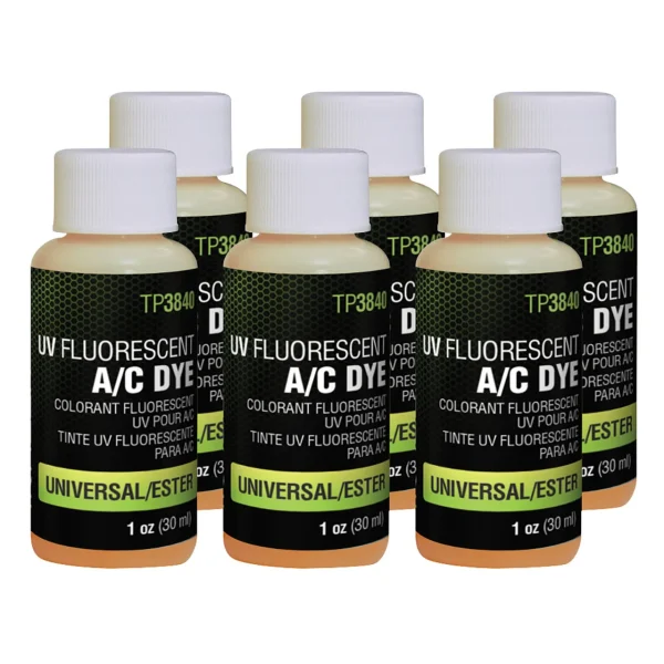 Tracerline 6pcs 1oz Fluoro-Lite 5 Universal/Ester A/C Dye (TP3840-1P6)