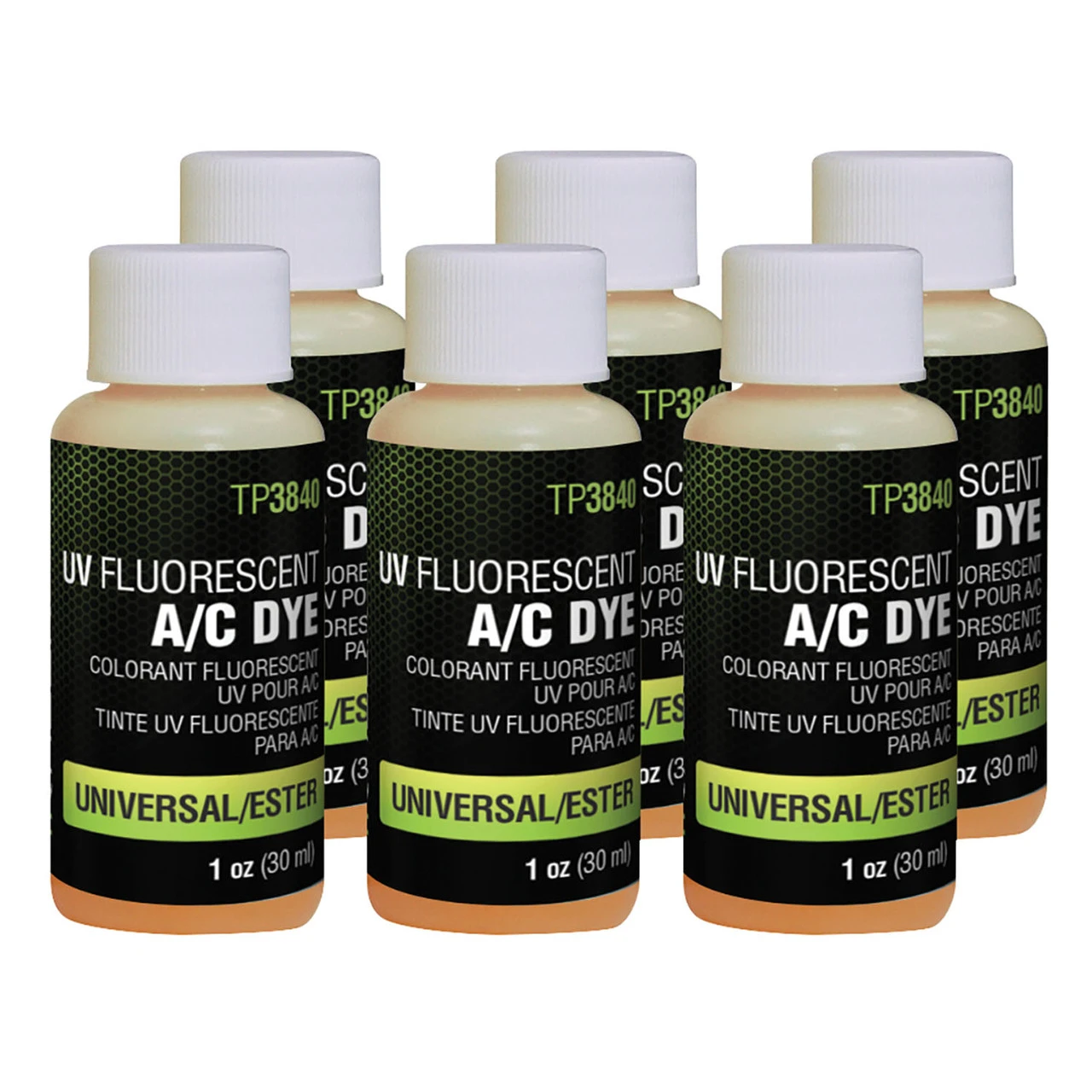 Tracerline 6pcs 1oz Fluoro-Lite 5 Universal/Ester A/C Dye (TP3840-1P6)
