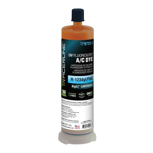 Tracerline 8oz R-1234yf/PAG BigEZ A/C Dye Cartridge (TP9725-8)