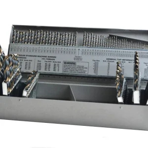 Triumph ThunderBit 115-Piece Set HSS Black & Bronze Oxide 1/16"-1/2" by 64ths; #1-#60, A-Z (099862)
