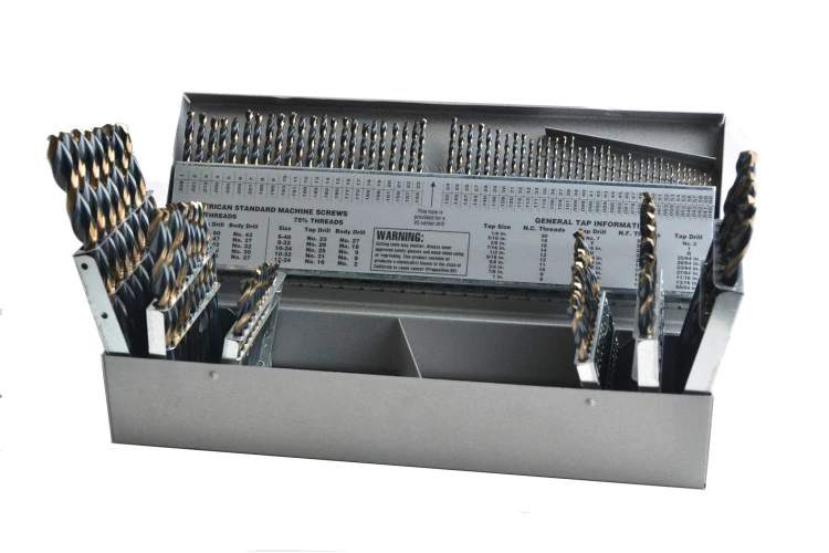 Triumph ThunderBit 115-Piece Set HSS Black & Bronze Oxide 1/16"-1/2" by 64ths; #1-#60, A-Z (099862) — product image 2