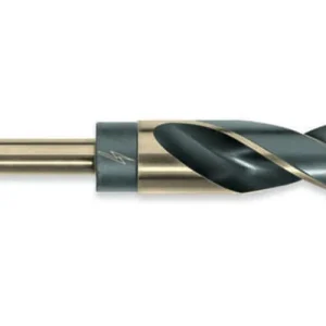 Triumph ThunderBit Drills 1/2" Reduced Shank 3-Flats HSS Black & Bronze Oxide 31/32 (094162)