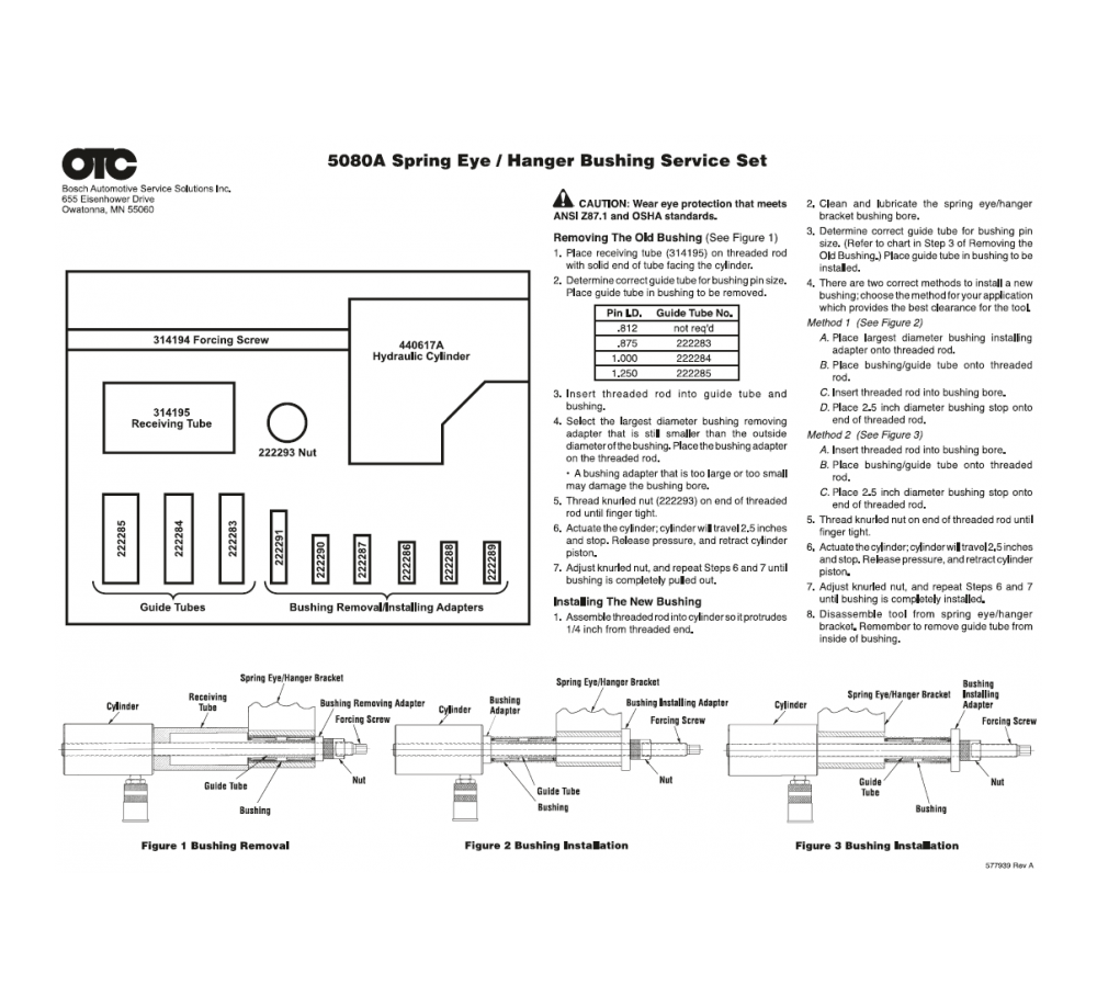 Truck Front Leaf Spring and Bushing Service Set — product image 2