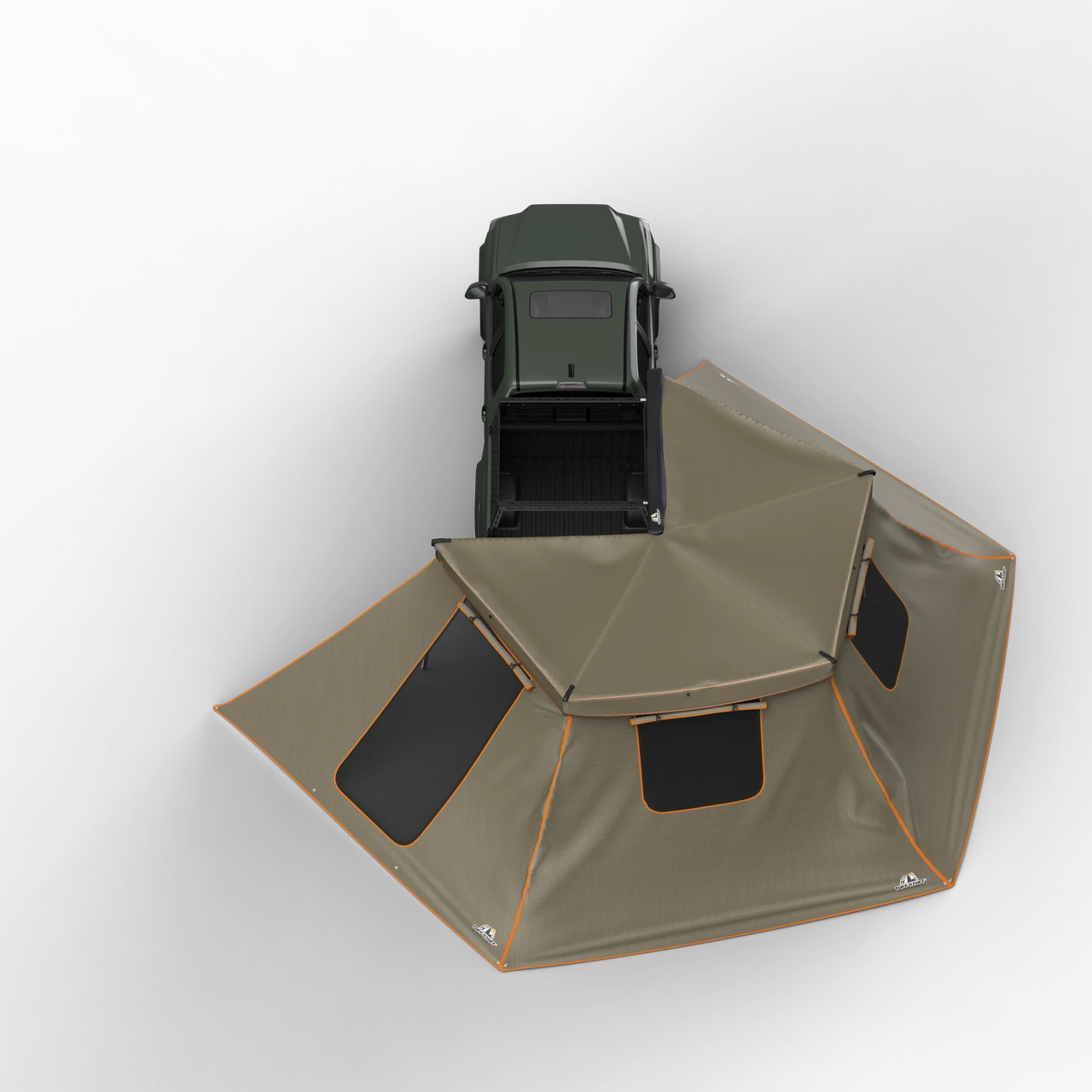 Tuff Stuff 270 Degree Awning Compact Shade Wall Olive, Pack 2 (TS-AWN-SW-270-2) — product image 4