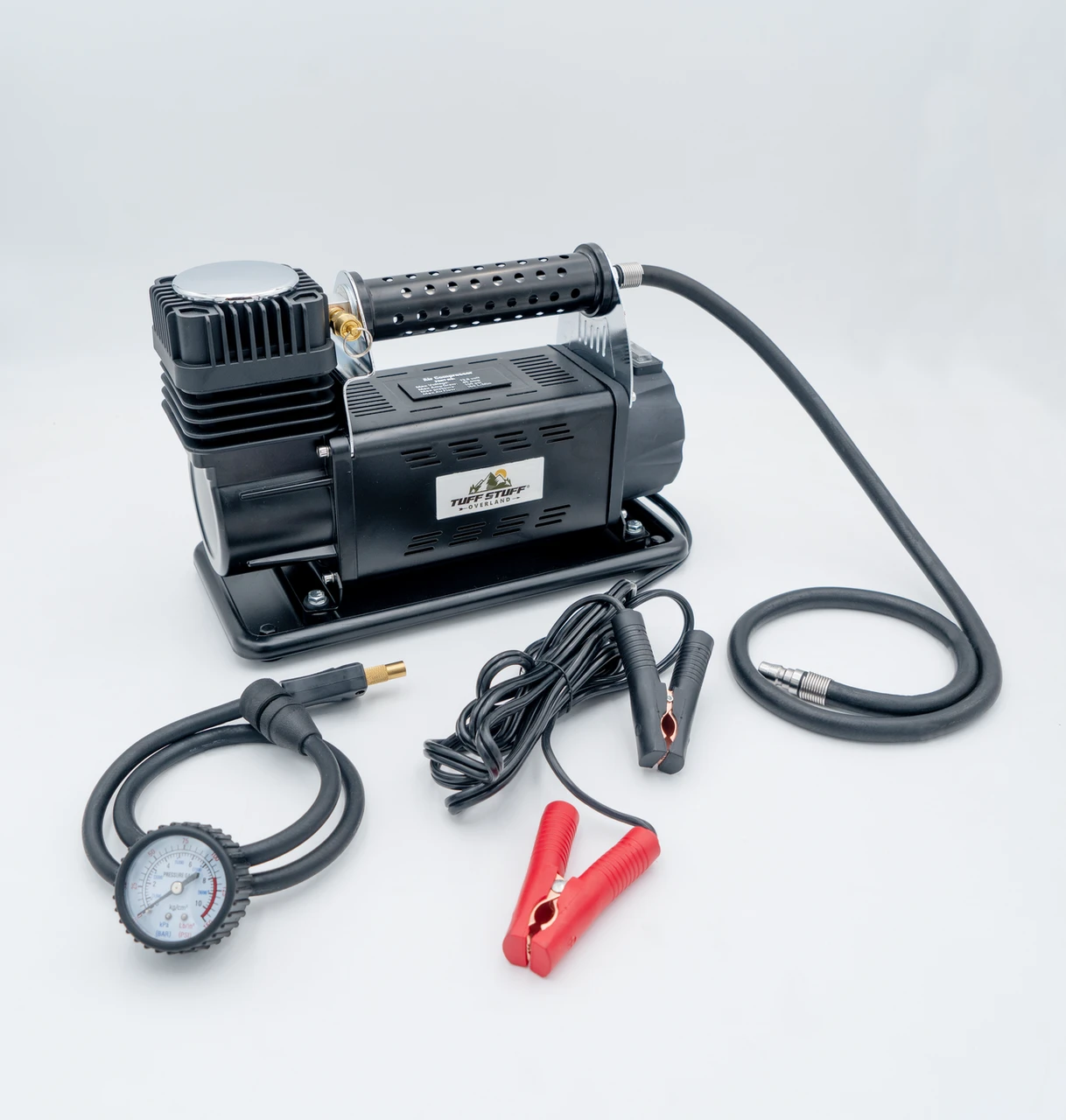 Tuff Stuff Portable Air Compressor For Trucks/Cars/SUVs, Black (TS-7-1000)