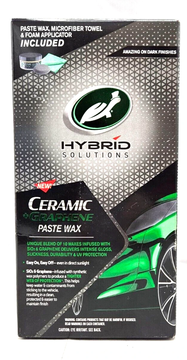 Turtle Wax Ceramic Graphene Paste Wax Kit (53786)