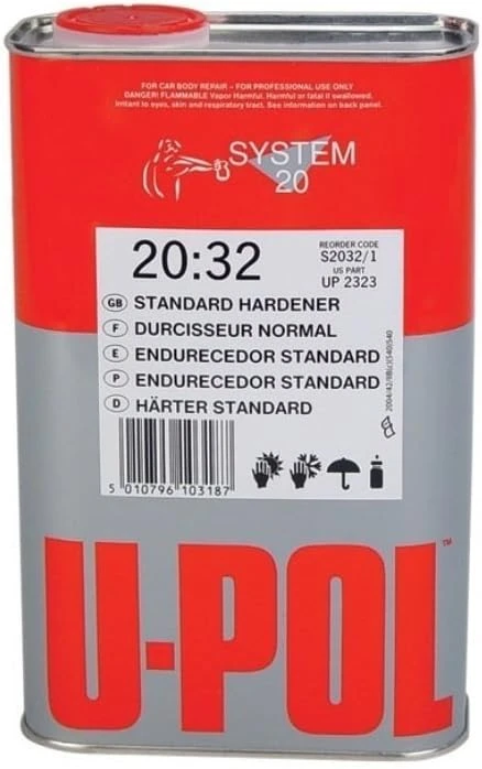 U-POL Products 2323 System 2032 Standard Hardener - 1 Liter