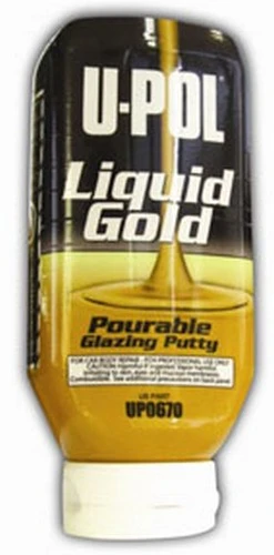 U-POL Products UP0670 Liquid Gold , Pourable Glazing Putty