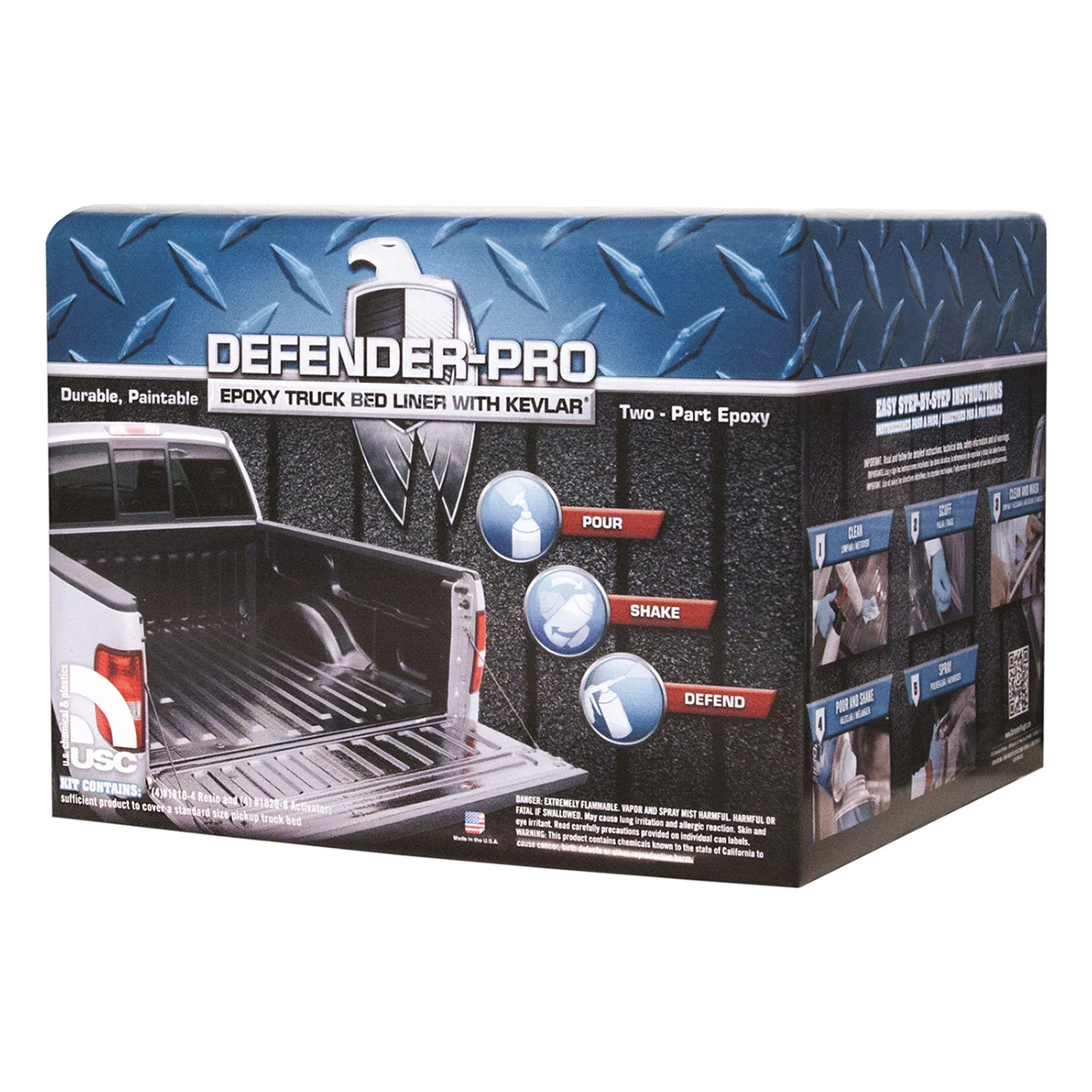 U. S. Chemical & Plastics 1800-2PROMO DEFENDER-PRO Epoxy Truck Bed Liner Kit — product image 2