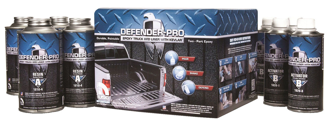 U. S. Chemical & Plastics 1800-2PROMO DEFENDER-PRO Epoxy Truck Bed Liner Kit — product image 3