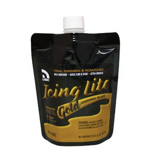 U. S. Chemical & Plastics 26012 Icing Light Glazing And Finishing Filler Putty, 12 Oz. Bag