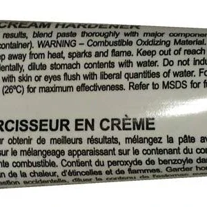 US Chemical And Plastics 4Oz Red Cream Hardener For Auto Body Filler (27010)