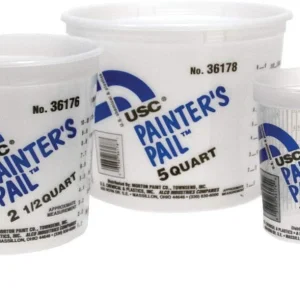 US Chemical And Plastics 8Oz Paint Pail With Ratio Measurement 300-Pack (36182)