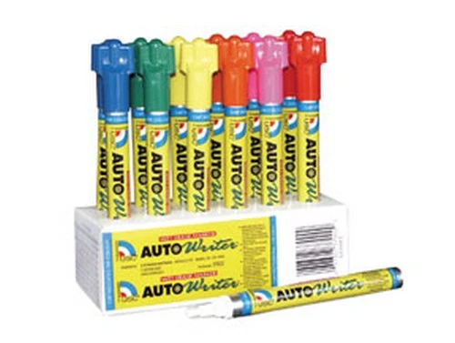 US Chemical And Plastics Auto Writer Window Painting Markers White 12-Pk (37004)