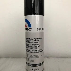 U. S. Chemical & Plastics 51006.A15 Semi Gloss Black Enamel 15oz Aerosol