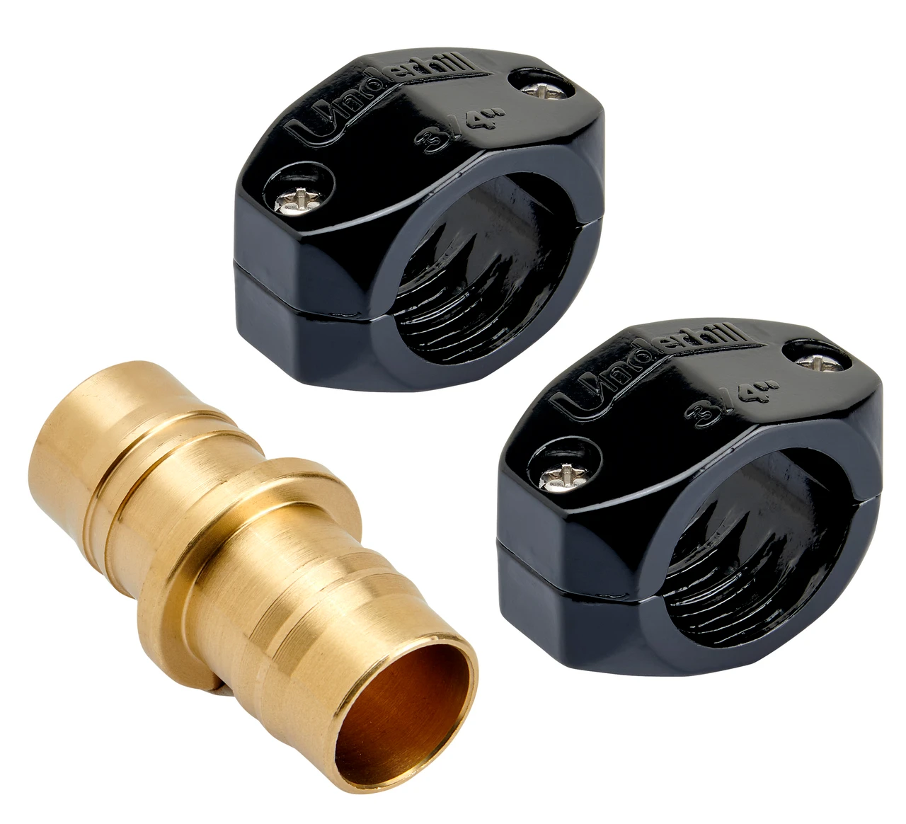 Underhill 3/4" Hose Brass Coupling Mender (HR-75C)
