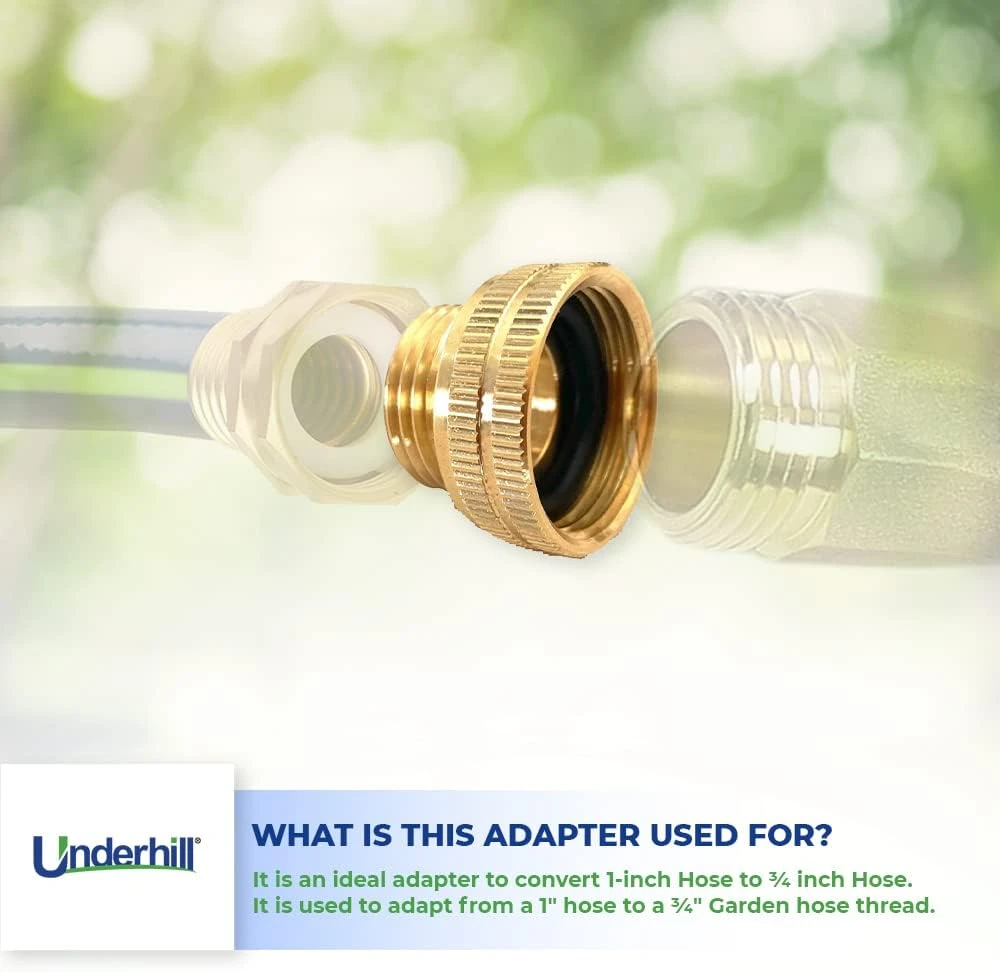 Underhill Brass Hose Adapter (A-BA107FM) — product image 3