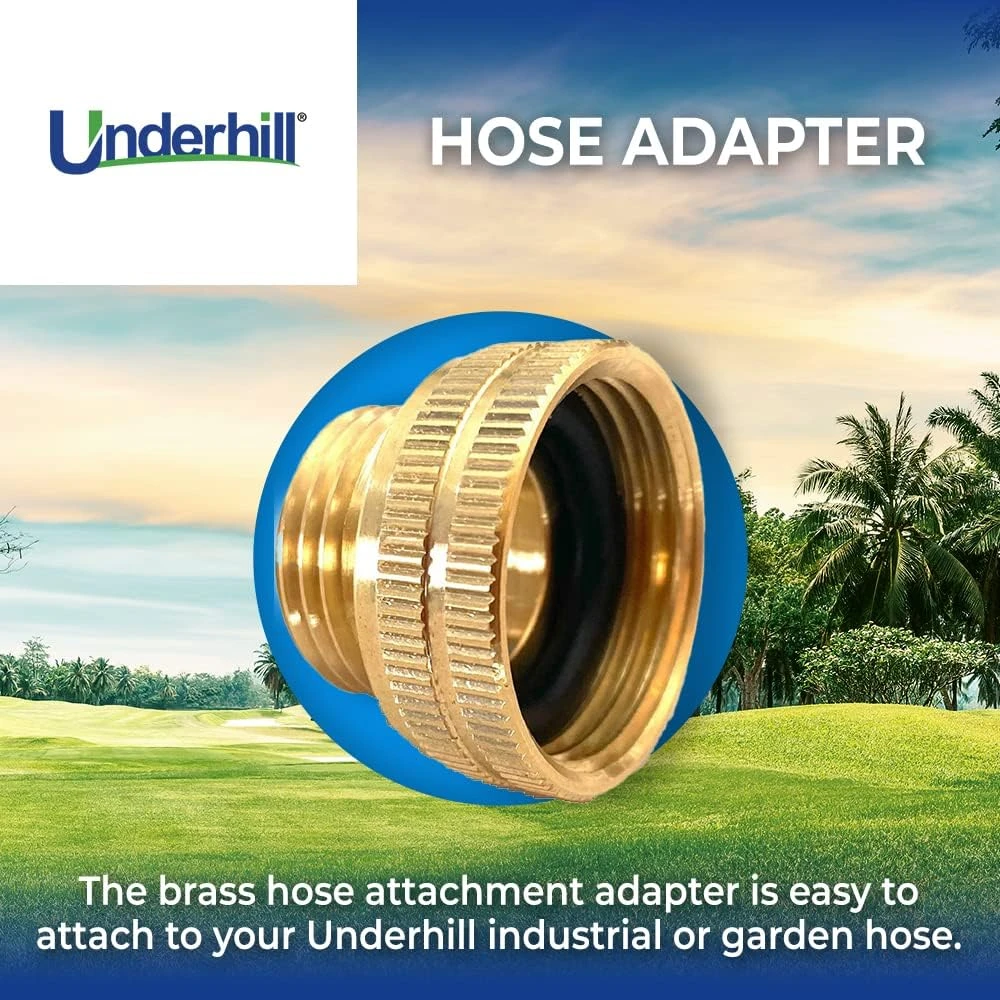 Underhill Brass Hose Adapter (A-BA107FM) — product image 4