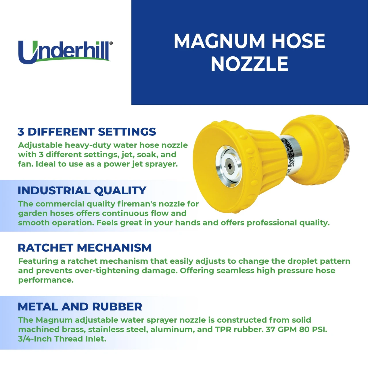 Underhill Magnum Hose Nozzle (NG450) — product image 3