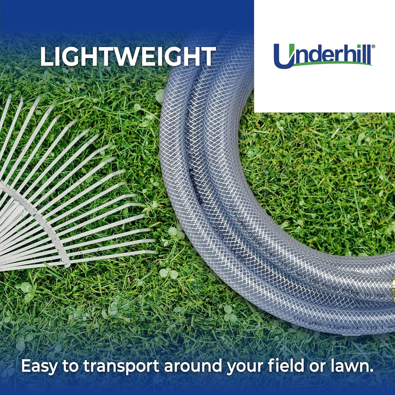 Underhill 1" x 50' Clear UltraMax Hose (H10-050C) — product image 5