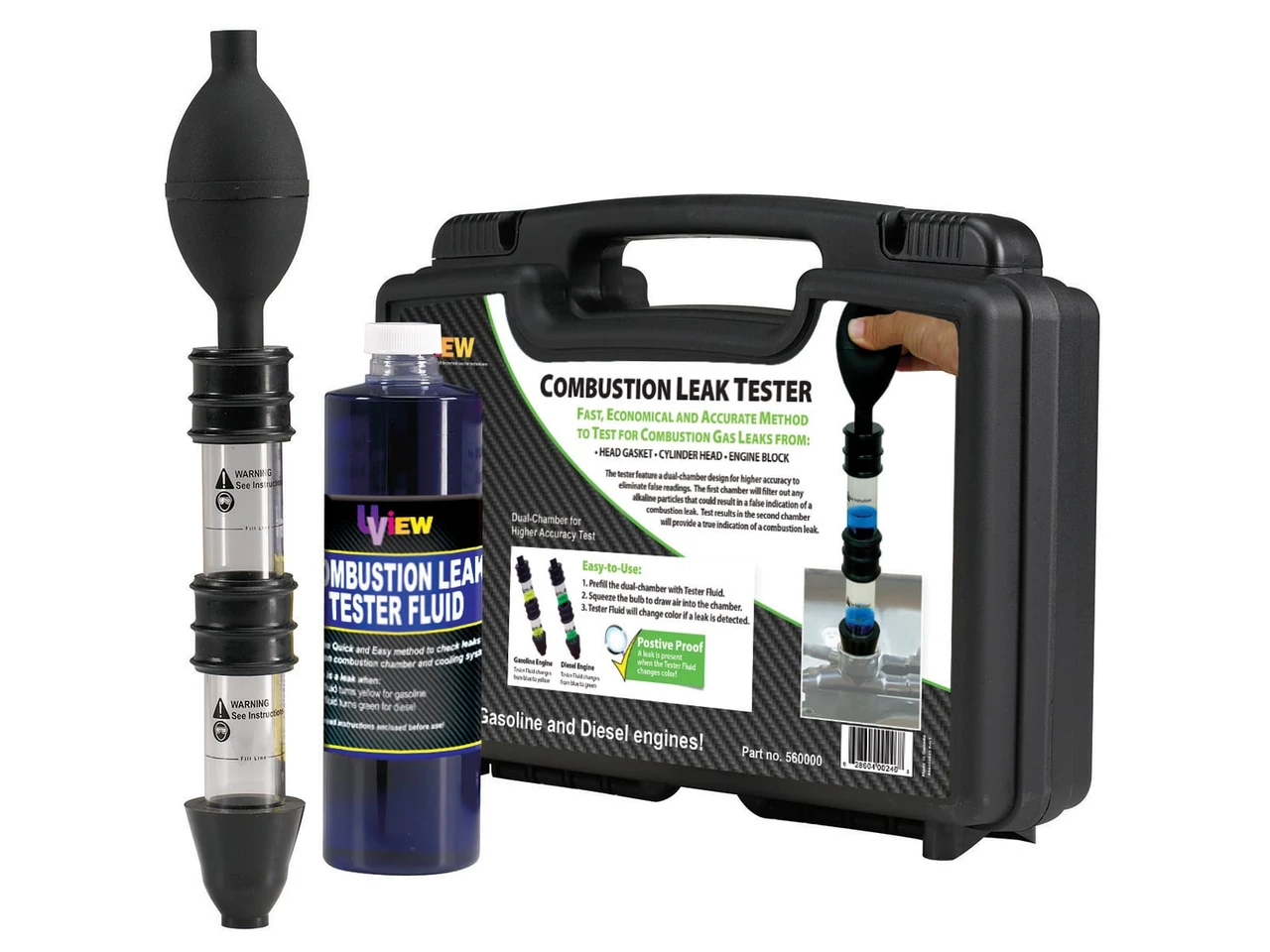 Uview Combustion Leak Tester Kit (Gas/ Diesel Detector) (560000)
