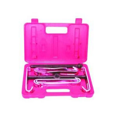 V8 Tools 4205 Straight Bar Puller Set, 5 Ton Capacity, Three Sets Of Jaws, 2 Way Crossarm, In Case