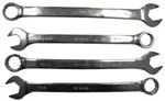 V8 Tools 9404 Combination Wrench Set, 4 Piece, 1-5/16 To 1-1/2", Fully Polished, Long Pattern