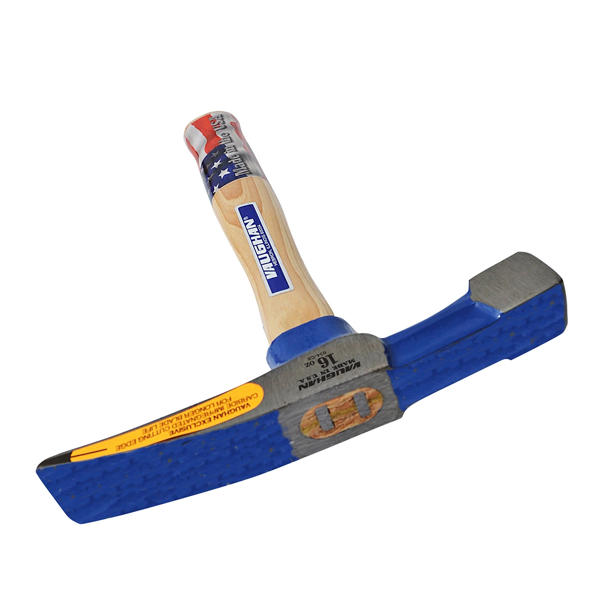 Vaughan 16 oz. Bricklayer's Hammer, Carbide Impregnated Tip (17714) — product image 3