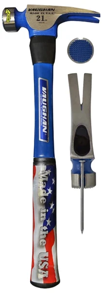 Vaughan 21 oz. Fiberglass California Framing Hammer, Milled Face (11650)