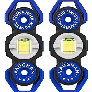 Vaughan 2 Piece Pocket-Sized Magnetic Stud Finder & Level (240143)